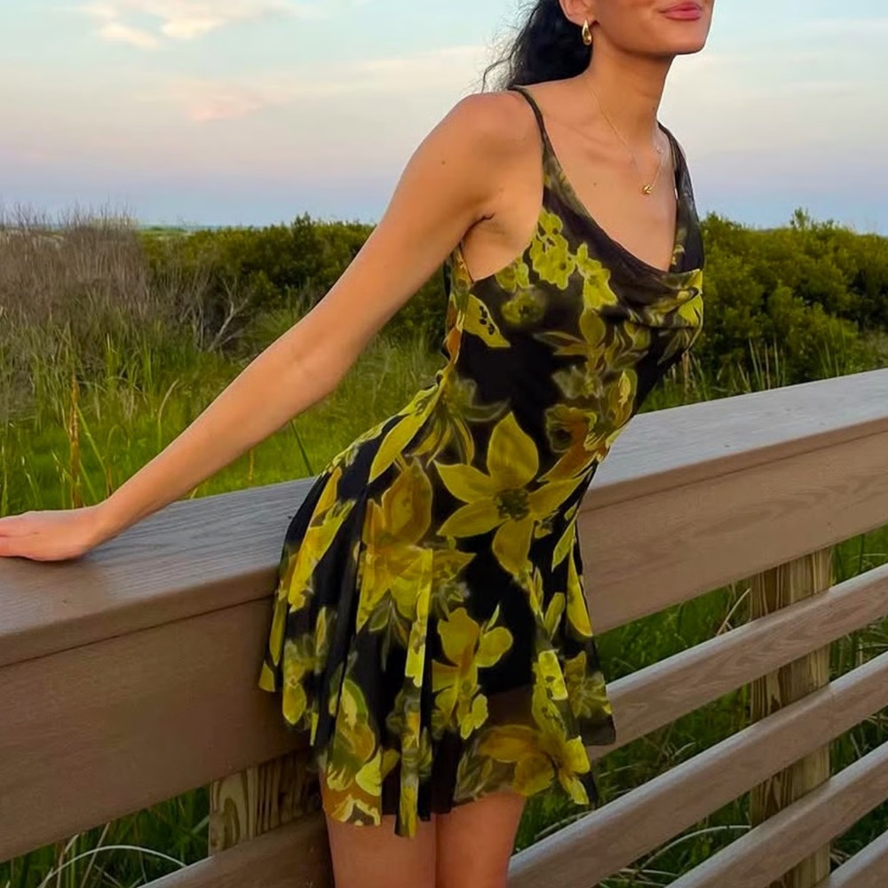 Floral Sleeveless Dress